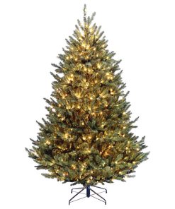 7-1/2' Natural Fraser Med.Fir Hgd.Tree With 1000 Clear Lights