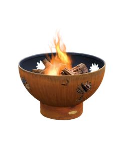 Tropical Moon Wood Fire Pit