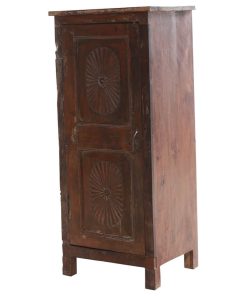 Stresa Solid Wood 3-Tier 47" Tall Storage Cabinet
