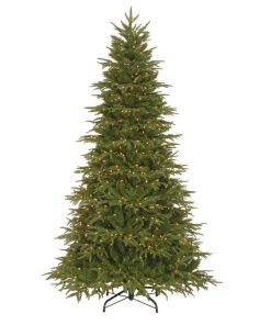 7 1/2' Feel-Real Northern Frasier Hinged Tree With 800-Light Clear
