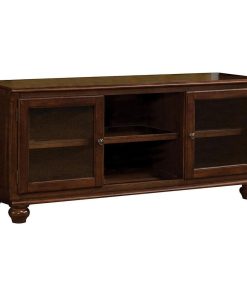 TV Stand with 2 Doors, Walnut