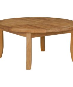 Teak Wood Italy Round Coffee Table made from A-Grade Teak Wood