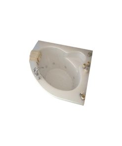 Venzi Esta 60 x 60 Corner Whirlpool Jetted Bathtub By Atlantis