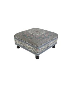 Surat Global Ottoman, Medium Gray/Navy/Bright Red/Aqua/Cream/Black