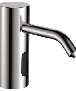 Wella Brass Deck Mount Brushed Nickel Commercial Motion Sensor Liquid Soap