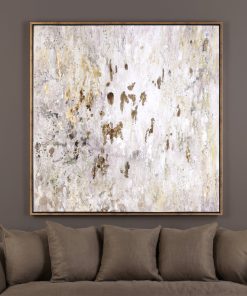Uttermost "Golden Raindrops" Modern Abstract Art, 62"x62"