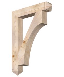 Westlake Craftsman Bracket, 34"Dx46"H, 5 1/2"W Douglas Fir/Smooth
