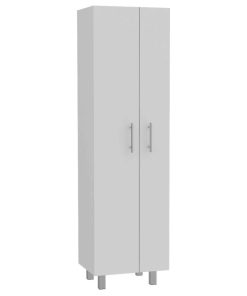 White Versatile Tall Pantry or Laundry Cabinet