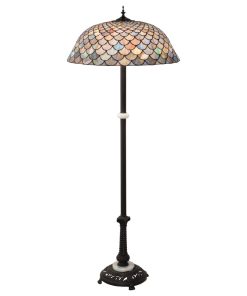 62 High Tiffany Fishscale Floor Lamp