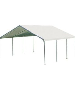 18'x20' Canopy, 2" 8-Leg Frame, White Cover