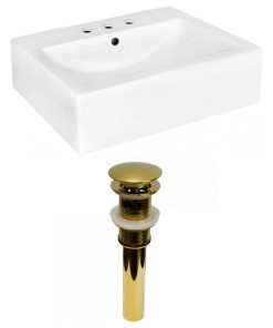 20.25-in. W Bathroom Vessel Sink Set RPBK-31625