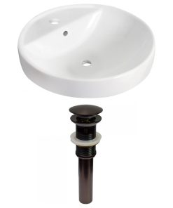 18.25-in. W Bathroom Vessel Sink Set RPBK-31154