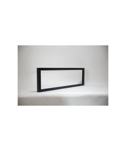 Symmetry B Electric Fireplace with Black Semi-Flush Mount Surround, 42-Inch