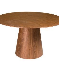 Wesley 53" Round Dining Table, American Walnut, American Walnut