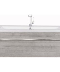 Trough Collection 42" Wall Mount Modern Bathroom Vanity