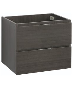 Valencia Wall Hung Bathroom Cabinet, Gray Oak, 24"