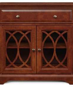 32'' Segmented 2 Door Tv Stand, Brown, 32X32