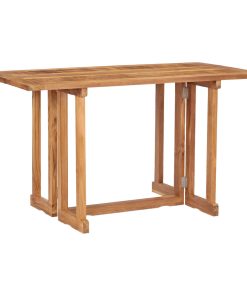 Teak Wood Hatteras Rectangular Folding Table, 56" x 28" made from A-Grade Teak