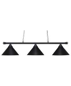 Toltec Lighting 373-MB-911 Oxford - Three Light Billiard