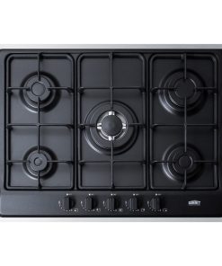 Summit GC527TK 30 Inch Wide Built-In Gas Cooktop with Sealed Sabaf Burners, Dua