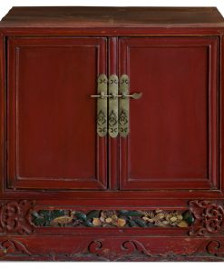 Vintage Elmwood He Hua Village Oriental Cabinet