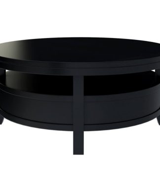 Toledo Solid Wood 3 Piece Round Coffee Table Set
