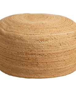 The Bengal Ottoman - Jute - Natural - Large