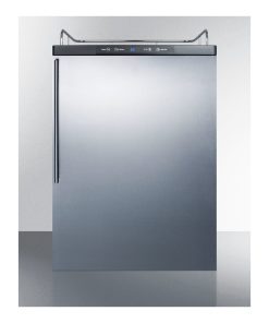 Summit SBC635MBINKHV 24"W 5.6 Cu. Ft. Kegerator Conversion Fridge - Stainless