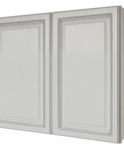 Sunny Wood RLW3630-A Riley 36"W x 30"H Double Door Wall Cabinet - White