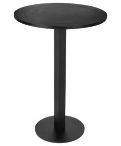 Sunset Round Bar Table, Black