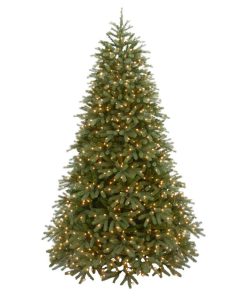6 1/2' Feel Real Jersey Fraser Fir Medium Tree With 900-Light Clear
