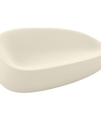Stone Sofa 78.75"x32.75"x30.75", Ecru