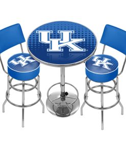 University of Kentucky Game Room Combo, 2 Stools With Back and Table