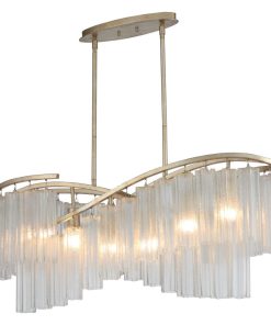 Victoria 6-Light Linear Chandelier