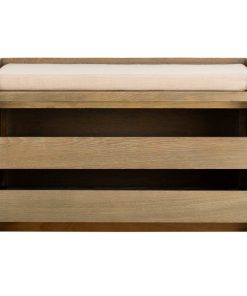 Thomas Storage Bench Rustic Oak/ Beige
