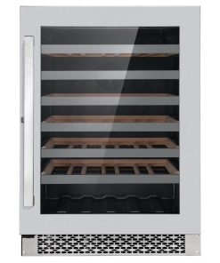 48-Bottle Stainless Steel 24" Single Zone Compressor Wine Cooler