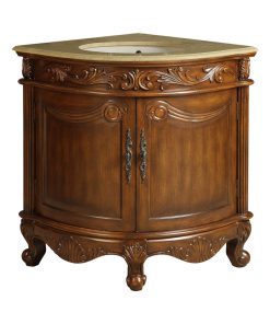 24" Classic-Style Bayview Corner Bathroom Sink Vanity, BC-030M