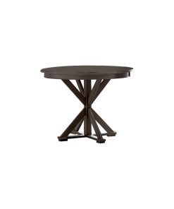 Willow Round Counter Height Table, Distressed Dark Gray