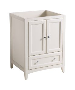 24" Oxford Bathroom Cabinet, Base: Antique White, Base Only
