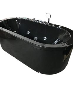 Whirlpool Freestanding Bathtub black hot tub - Cancun