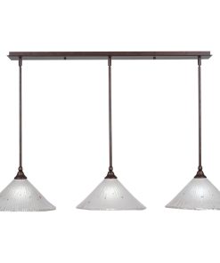 Toltec Lighting 36-BRZ-701 Any - Three Light Mini Pendant
