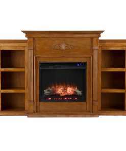Tennyson Electric Fireplace - Oak