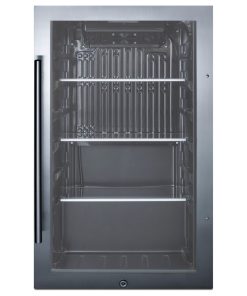 Summit SPR488BOS 19"W 3.13 Cu. Ft. Beverage Cooler - Stainless Steel