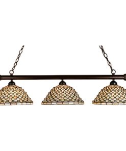 48L Diamond & Jewel 3 LT Island Pendant