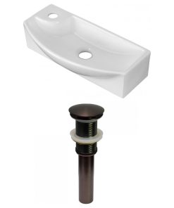 17.75-in. W Bathroom Vessel Sink Set RPBK-31269