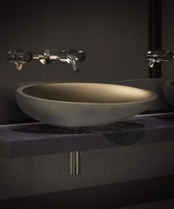 Vetro European Vessel Sink, Platinum