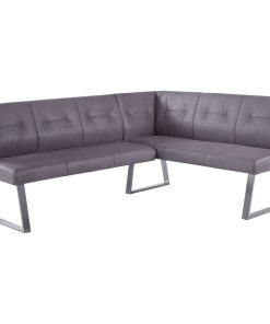 Tufted Back Reversible Nook - Gray