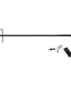 43" Tru-Slim Picture Light, Black/Brass With Plug-in and Remote