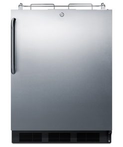 Summit SBC54OSBIADANK 24"W 5.5 Cu. Ft. Built-In Beer Kegerator - Stainless