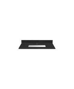 Stone Top, 37" Rectangular Undermount Sink , Single Faucet Hole